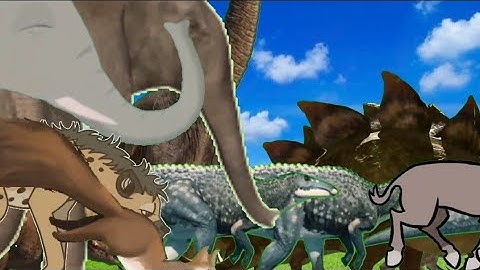 the animal stampede video animals  zoo safari dinosaurs