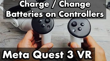 Meta Quest 3 VR: How to Charge / Change Batteries on Controllers