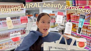 only buying VIRAL beauty products at SEPHORA \& ULTA!!!