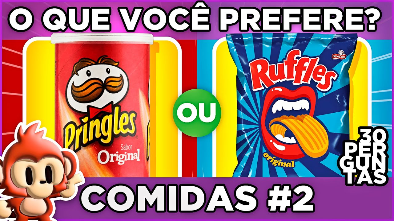 🔄 O QUE VOCÊ PREFERE? 🧁DOCE VS SALGADO 🍔, JOGO DAS ESCOLHAS