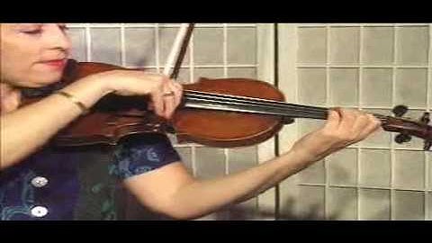 Violin Lesson - Theory - How to play notes on the "D" string