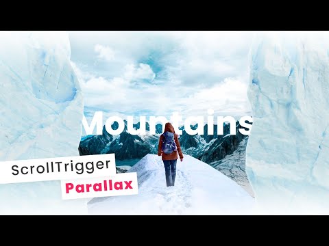 Parallax Effect using GSAP ScrollTrigger | GSAP Parallax Background Scrolling