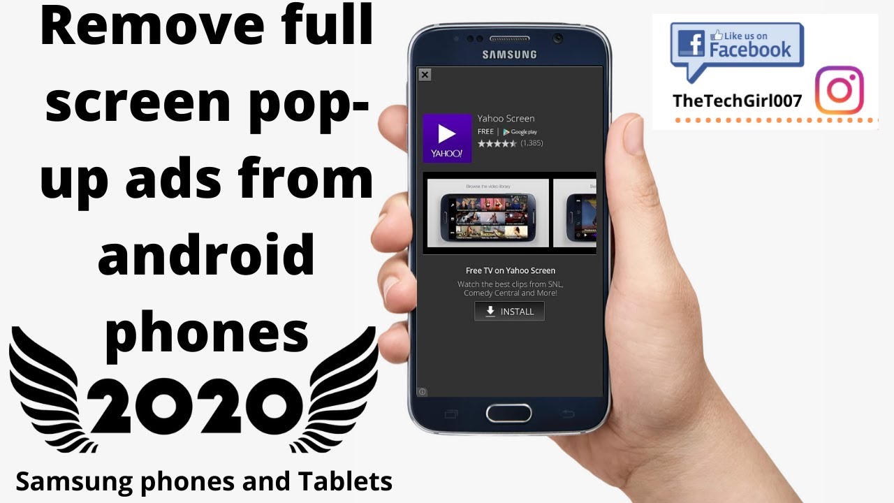 Tilintetgøre Savant Løse How to Remove the full screen pop-up ads from android phones | 2020 -  YouTube