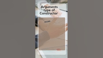 Java syntax of class Constructor and types of Constructor with interview base Questions | Java api