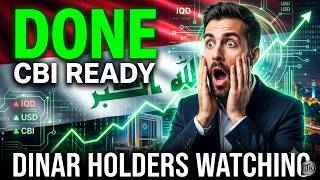 IRAQ JUST SHOCKED THE WORLD CBI REFORMS ARE DONE DINAR HOLDERS STUNNED