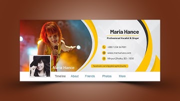 Singer Facebook Cover Photo Design   Photoshop Tutorial