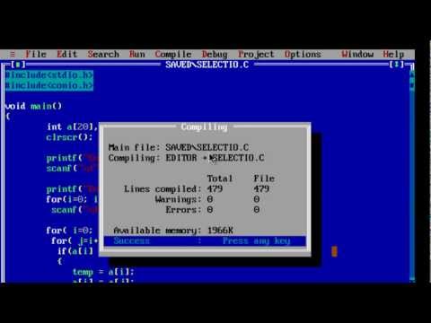 Bubble Sort of N numbers: C (Sorry its not Selection Sort)