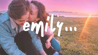 Video thumbnail of "Jeremy Zucker & Chelsea Cutler - emily (Lyrics)"