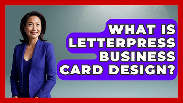 What Is Letterpress Business Card Design? - Conventions Network