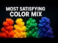 🌍 MOST SATISFYING FLAG COLORS MIX COMPILATION | Relaxing Ink Explosion Art ASMR Visuals #experiment