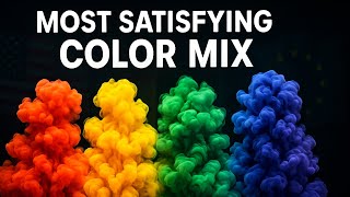 🌍 MOST SATISFYING FLAG COLORS MIX COMPILATION | Relaxing Ink Explosion Art ASMR Visuals #experiment screenshot 1