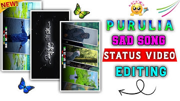 Chupe Chupe Korchi Biha Purulia New Sad Song Status Editing Alight Motion Video Editing Purulia Song