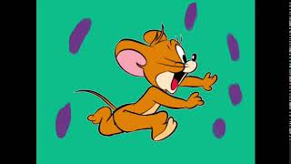 Tom and Jerry fan made animation test for August:  Jerry running in purple polkadot land