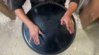 Deep E Pygmy frog drum #handpan #steeltonguedrum #steelpan #ravvast #tankdrum #hang #percussion