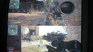 MW3 split screen quickscoping