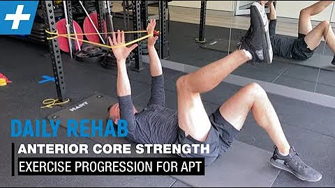Anterior Core Strength Exercise Progression for Pelvic Tilt | Tim Keeley | Physio REHAB