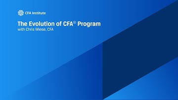 The Evolution of the CFA® Program
