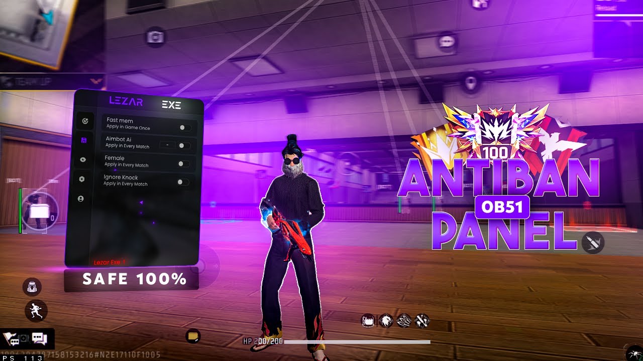FREE FIRE PC PANEL OB51 💻 FREE FOR 5 DAY 🎯 AIMBOT EXTERNAL PANEL | 100% ...