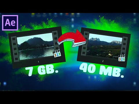 Как рендерить в After Effects с минимальным размером файла?! Как рендерить MP4 в After Effects