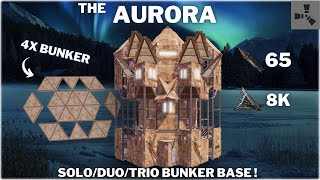 THE AURORA•SOLO/DUO/TRIO BUNKER BASE DESIGN•4X BUNKER•CHEAP•MINI CHINA WALL•WIDEGAP• RUSTBASE 2024