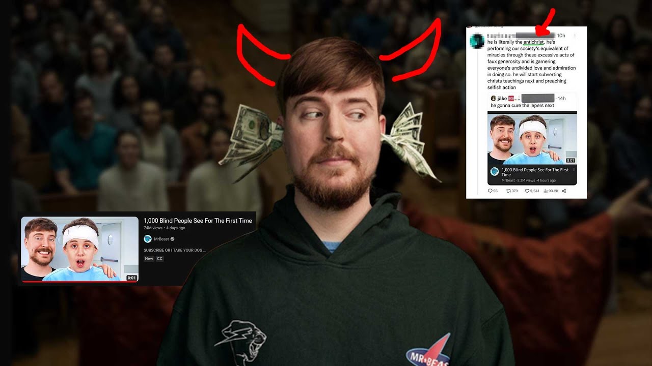 เงิบกันทั่ว! MrBeast ทำให้ตา 1,000 คู่กลับมามองเห็น แต่ผู้คนมองว่านี่คือการกระทำของปีศาจ...หน่านิ้?