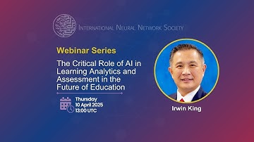 INNS Webinar Series: The Critical Role of AI in Learning Analytics
