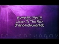 Evanescence - Listen To The Rain (Piano Instrumental) #1