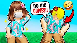 COPIANDO TODO LO QUE HACE MI HERMANO (BROMA) 😈 | ROBLOX