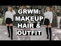 GET READY WITH ME: FALL MAKEUP, HAIR & OUTFIT 2018