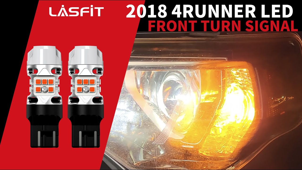 2018 Toyota 4Runner SR5 Front Turn Signal Install & Review | Lasfit LED
