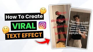 इंस्टाग्राम वायरल टेक्स्ट रील्स ट्यूटोरियल | इंस्टाग्राम ट्रेंडिंग टेक्स्ट इफेक्ट रील्स एडिटिंग |... screenshot 2