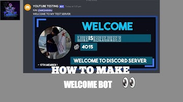 HOW TO MAKE WELCOME BOT IN REPLIT || Im Chekuthan