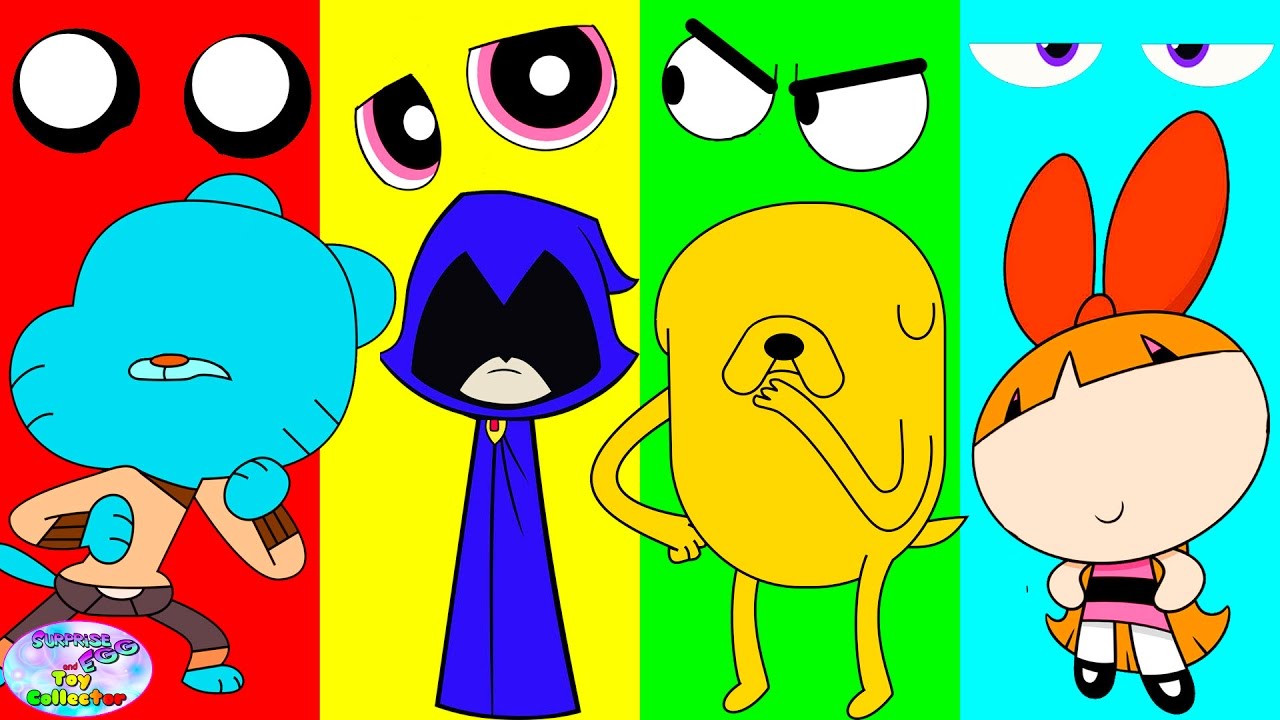 Teen Titans and Gumball characters Switch Up - SETC - YouTube