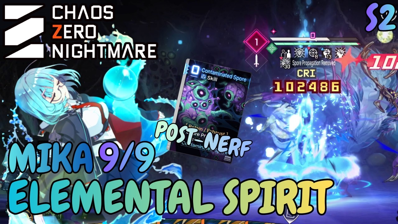 [CZN] MIKA WATERFALL 9/9 ELEMENTAL SPIRIT