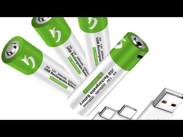 Ces piles rechargeables qui se rechargent en USB-C ! 📍