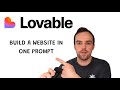 I Built a Full Website With Just One Prompt (Lovable AI)