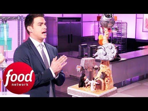 Jonathan Bennett Marvels Over These Star Wars Themed Cakes! | Cake Wars