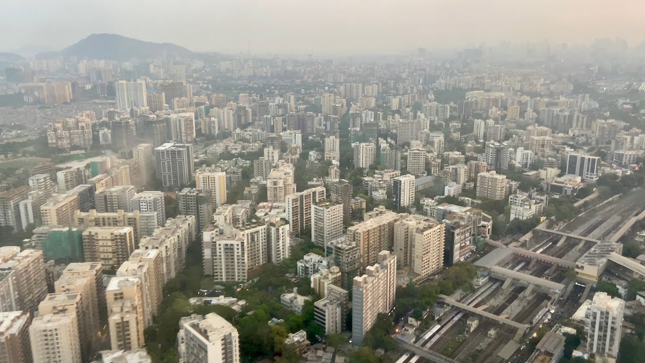 Mumbai Chhatrapati Shivaji Maharaj International Airport T2 Evening Landing [4K]