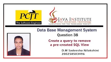 DBMS Video Series Question Set 38