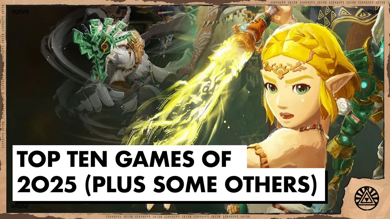 My Top Ten Games of 2025 (plus some classics) - YouTube