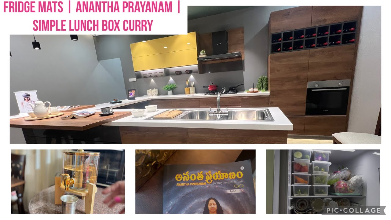 Fridge Mats | interiors చూడటానికి వెళ్ళాంtomato Curry| 6th friday pooja | Anantha prayanam Book 