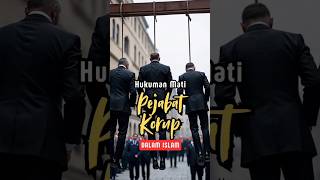 HUKUMAN MATI PEJABAT KORUP DALAM ISLAM @DoaIslamPopuler