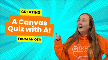 Create a Canvas Quiz with AI in 10 minutes or less 🤯 - Quiz to .QTI File from an OER