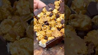 Celebrity Caramel Popcorn Chocolate Hack, no one told you this #popcorn #chocolatebar #asmr Net Worth