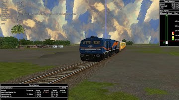 MSTS/OPEN RAIL Tejas SF express with dynamic WDP4