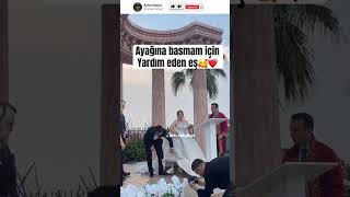 Centilmen eş#romantic #romance #eğlence #nikah #evlilik #nişan #aşk #mutluluk #aile #family #gelin