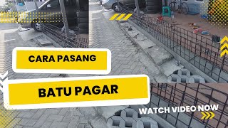 Cara Pemasangan Pagar Batu  |  Pagar Gabion Batu