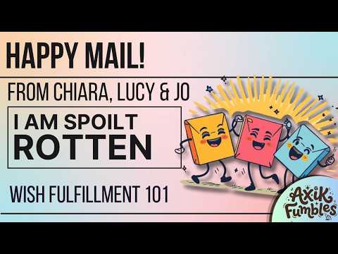 Happy mail from Chiara, Lucy & Jo - a wish fulfillment edition - a lot of dream books!