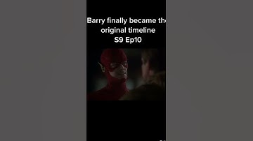 Barry becomes the the original timeline