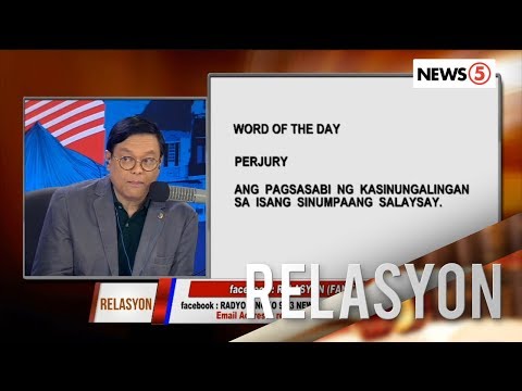 Video: Ano Ang Parusa Sa Perjury?